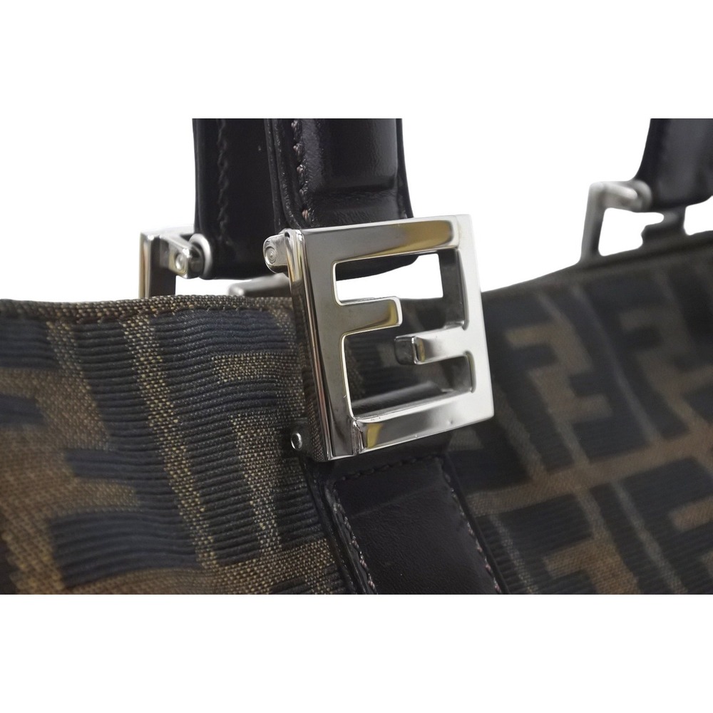 FENDI Mamma Bucket Handbag Tote Bag Zucca Pattern - Picture 5 of 8